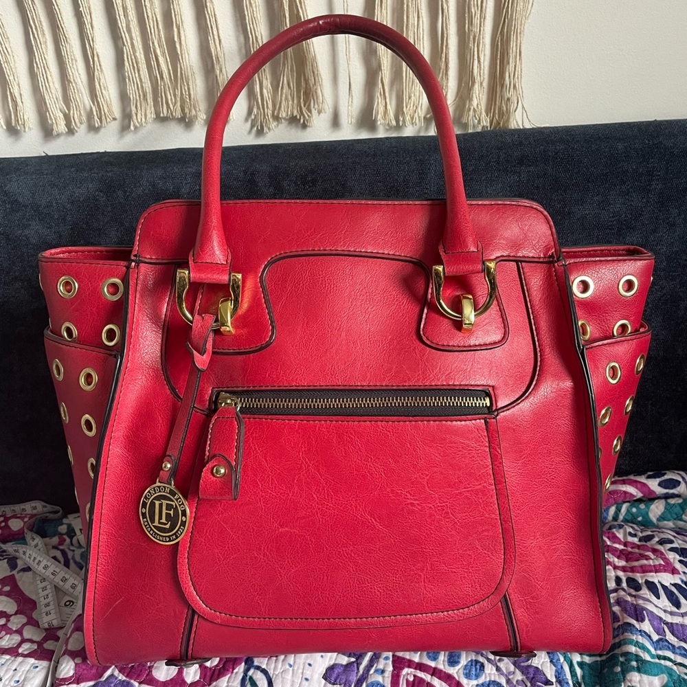 London Fog Brick Red Bag